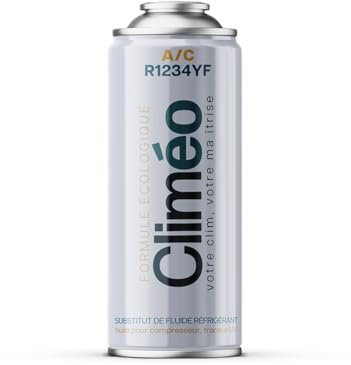 Climéo 400 ml Remplacement écologique du réfrigérant R1234yf, entretien de la climatisation à faire soi-même