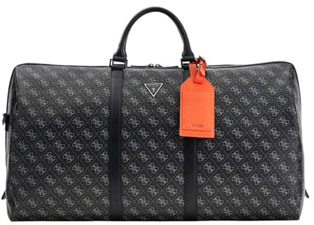 GUESS Reisetasche Milano Weekender Dark Black schwarz