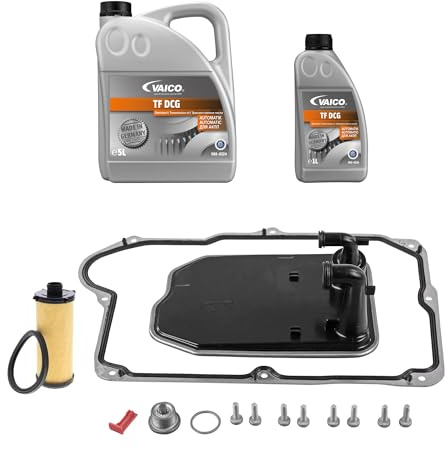 VAICO V30-2257 FILTERSATZ MIT 6 LITER ÖLWECHSEL AUTOMATIKGETRIEBE 7-GANG 724.0 PASSEND FÜR 7G-DCT K7 EXPERT KIT+