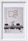walther design Bilderrahmen weiss 18 x 24 cm mit Passepartout, Steel Style Kunststoffrahmen ES824W