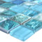 Mosafil Glasmosaik Fliesen Cornelia Retrooptik Grün, Blau 23x23mm Glänzend 30x30cm 8mm Glas 1 Stück