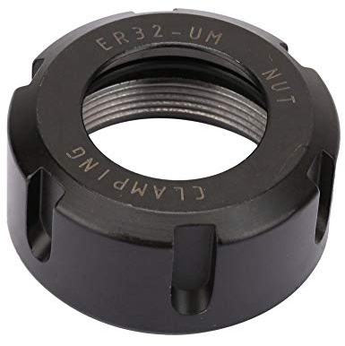 FTVOGUE Tuercas de sujeción de pinzas Sujetadores Ganchos tuercas para fresado CNC Portabrocas Torno Decoración del hogar ER40/32/25UM(ER32 UM), nut