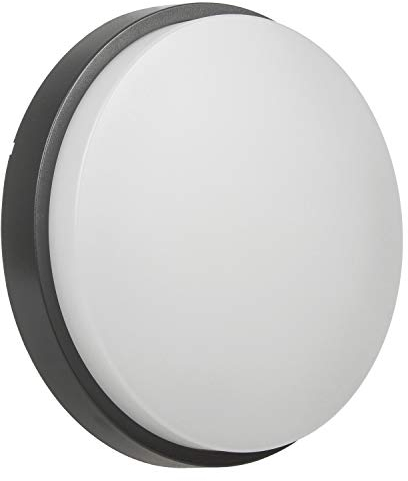 Maclean MCE242 LED Wand- und Deckenleuchte Innen-/ Außenbeleuchtung 15W 1100LM IP54 4000K Neutralweiß (Grau, Rund)