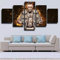 ARXYD Poster Bilder Gemälde auf Leinwand 5 Stück UFC Sports Conor McGregor 5 Stück Modern Home Decoration Artwork bereit, kreative Geschenk zu hängen