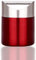 Mini poubelle de comptoir en acier inoxydable brossé avec couvercle, mini poubelle de bureau, poubelles de café, sachets de thé, bureau, salle de bain, cuisine, poubelle de 1,5 L (rouge)