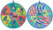 Schildkröt® Soft Dart Set, 1 Klett-Dartscheibe, beidseitig mit unterschiedlichen Zielfeldern Bedruckt, 2 x 3 Klettbälle für 2 Spieler, 970148