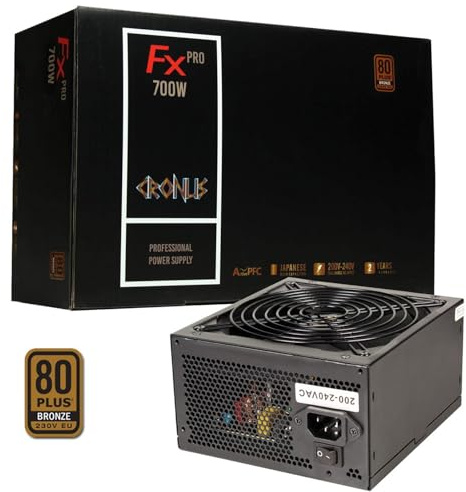 Cronus Evo Labs -700ATV Netzteil 700 W 20+4 Pin ATX Schwarz