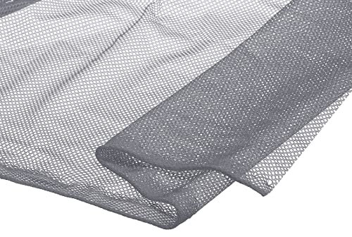 PATIKIL 150 cm/59 Pulgadas Malla Tela Ligeramente Elástico para Mochila Bolsillo y Correas, Red Ropa, Red Bolsas, Compras Bolsas Oscuro Gris 2 Yardas