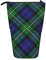 Teleskop-Federmäppchen, Schotten-Stil, Clan Forbes Tartan, kariert, stehend, Kosmetiktasche, Make-up-Tasche