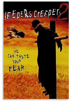 ELedvb Film Jeepers Creepers Poster Leinwand Poster Dekorative Malerei Leinwand Wandposter und Kunstdruck Moderne Familie Schlafzimmer Dekor Poster 20 x 30 cm