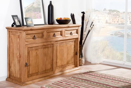 1a Direktimport Mexico Möbel Sideboard Schiebetüren - Pinie massiv - Landhausstil