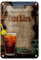 Blechschild Rezept 12x18 cm Cuba Libre Zutaten Eiswürfel Deko Schild