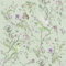 CHDITB Self Adhesive Flower Wall Mural, Butterfly & Bird Wall Decals, Waterproof (17.3x118.1 inch) Light Botanical Green Plants Wall Stickers for Living Room