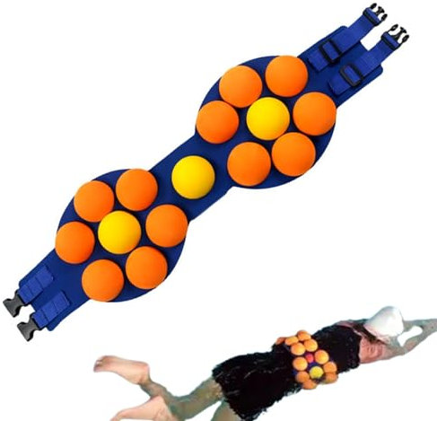 Aqua-Fitness-Schwimmgürtel für Wassergymnastik, Schwimmhilfe aus Schaumstoff – effizienter und schnell trocknender Schwimmgürtel | Verstellbarer und sicherer Gürtel mit Auftrieb und Stand