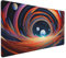 Mauspad XXL,700x300 mm, Buntes Halo Gaming Mauspad, Schreibtischunterlage Mousepad Vernähte Kanten WassXerdicht Anti-Rutsch, für Gaming Zubehör Deko, Stabiler Halt auf Glatten Oberflächen Y-5878