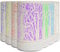 Puddle of Wax - 18cm LED 7 Colour Changing Electric Wax Burner for Wax Melts & Essential Oils - Stylish Tree Design - Metal Case & Glass Dish - UK Plug - Available in Black, White or Silver (White)