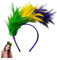 Federn Bunt Haarreif Karneval,Fasching Deko Lustige Kopfbedeckung Regenbogen Papagei Kostüm Damen kinder Kopfschmuck Vogel Bunte Feder Haarreifen Faschingskostüme Accessoires,für Carnival Stirnband