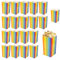 BigKego 20 Piezas Cajas de Palomitas Bolsa de Papel Palomitas Contenedor de Palomitas 17,2x10x8cm para Fiestas de Cumpleaños Bodas Noche de Película