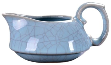 Gravy Boat Gold Crackle Justice Cup Ru Kiln Tea Sea Tea Divider Household Juice Bucket Meat Juice Boat Gravy Jug
