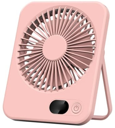 Desk Fan Silent USB Metal Desk Fan Powerful Airflow & Quiet Operation Tall Fans Standing Tower for Home,Office,School and Outdoor Garden Decorations Birthday Gifts for Women
