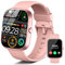 Smartwatch Donna, 1.91HD Orologio Smartwatch Donna con Effettua/Risposta Chiamate, Contapassi/Cardiofrequenzimetro/Sonno, 2025 New Fitness Tracker Impermeabile IP68,113+Sportive per Android iOS Rosa