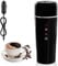 Car Electric Kettle, 420ml 12V/24V Portable Water Boiler Cup with Temperature Adjustable, IPX7 Waterproof 304 Stainless Steel Liner with Cigarette Lighter, Built-in Magnetic Induction Stirring