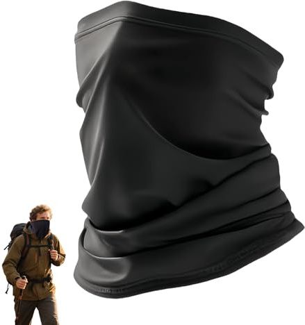 Mewflew Foulard tubulaire multifonction en soie glacée - Masque facial respirant et cache-cou pour l'été - Bandeau pour le cyclisme, la pêche, la randonnée et les sports de plein air