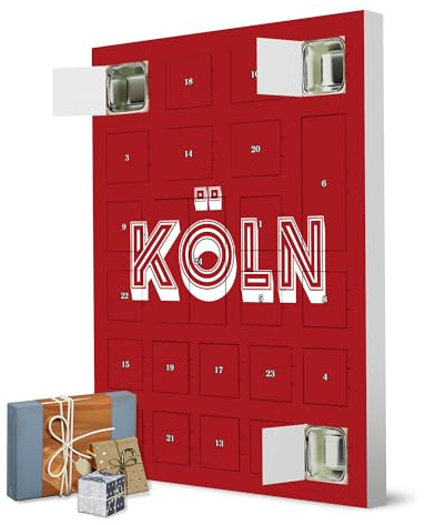 Adventskalender zum Selbstbefüllen Köln Typo artboxONE Adventskalender Städte