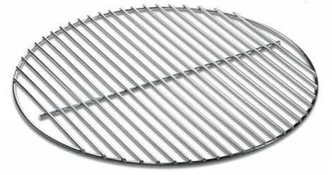 ChellexX Grillrost Edelstahl rund und rechteckig 54x34, 58x30, 60x40, 67x40, Ø44,5, Ø44, Ø54,5 mit Griffen oder ohne Griffe (Ø44,5cm)