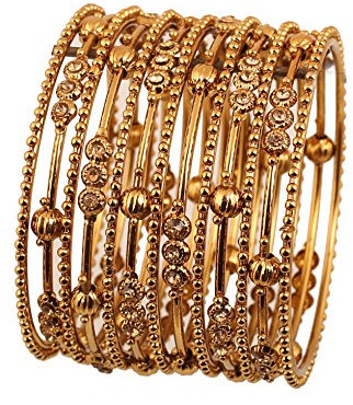 Touchstone Armreif Sammlung filigran Draht gelb Faux Citrin Korn Arbeit Bälle Designer Schmuck Metall Armreifen Armbänder für Damen 2.5 Citrine