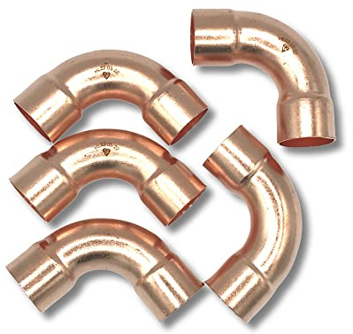 22mm Long Radius Bends - End Feed - Pack of 5