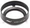 vhbw Gegenlichtblende kompatibel mit Fujifilm XF 35mm f / 2 R WR 43mm Objektiv Schwarz, Metall, Rund, 6,4 cm