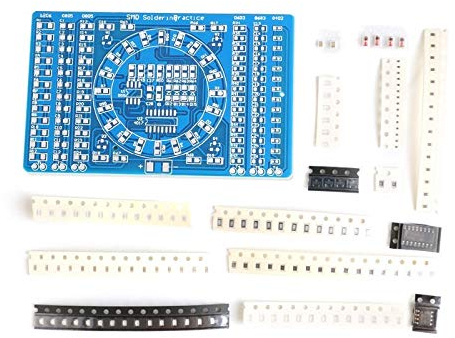Bausatz SMD Übungsplatine Lauflicht (für Fortgeschrittene) DIY-Elektronik Löten