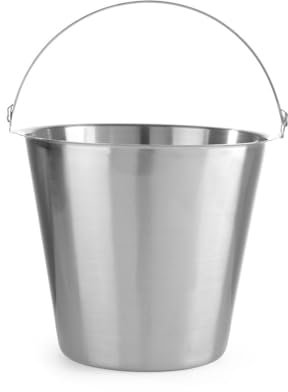 HENDI Eimer, 12L, ø310x(H)300mm, Edelstahl