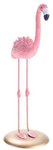 Fenteer Harz Flamingo Dekofigur Gartenfigur Figur Skulptur Dekoration für Garten, B