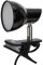 Velamp CHARLY Spot Clip, Lampada Morsetto, Faretto LED con Pinza, 360 Lumen (5W) con Cavo ed Interruttore. per Camera Bimbo, Scrivania, Studio 5 W, Nero