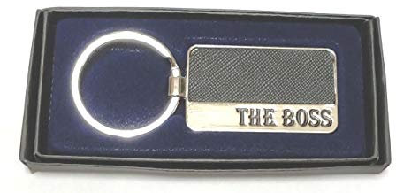 Sterling Effectz Porte-clés en métal personnalisé par The Boss Jrose Collections pour homme dans un coffret cadeau de luxe