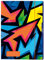 herlitz 50027996 Sammelmappe A4, Motiv: Neon Art, 1 Stück