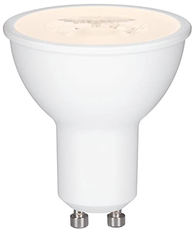 Paulmann 28577 LED Lampe Reflektor LED-Modul Einbauleuchte Choose 3-Stufen-dimmbar 6,5 Watt dimmbar Energiesparlampe Weiß Kunststoff 2700 K GU10