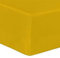 Deep Fitted Bed Sheets Easy-Care Non-Iron Percale 10'' / 25CM Fitted Sheet, 4Ft Small Double - Mustard