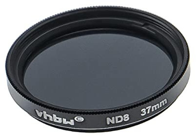 vhbw filtro a densità neutra grigio ND8 37mm compatibile con fotocamera