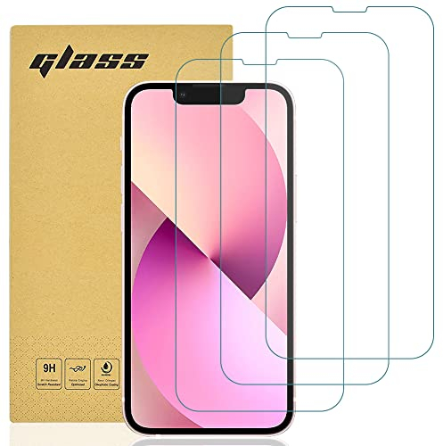 gueche 3 Stück für iPhone 13 Mini Schutzfolie, Frei von Kratzern, HD Displayschutzfolie, Ultrabeständig, Panzer Schutz Glas für iPhone 13 Mini Splitterfest schutzglas