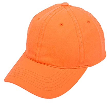 Haveratio Unisex Fluorescent Neon Safety Baseball Cap Bright Solid Color High Visibility Outdoor Sunscreen Hip Hop Snapback Hat