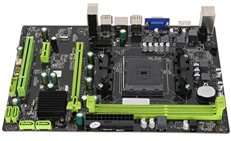 Cuifati Placa Base de Escritorio M ATX, Placa Base de Computadora AMD FM2/FM2+, Placa Base de Juegos DDR3 con SATA 3.0, PCI-E 3.0 X16, PCI-E X1, HDML/VGA, Tarjeta de Red RJ45