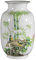 Blumenvase Keramikvase 12,2 cm großes Porzellan-Blumenvase Chinesische antike handgemalte Dekor Vasen Wohnzimmer Schlafzimmer Wohnzimmer Dekoration Ornament Deko Vasen