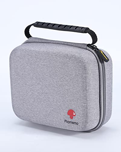 Phomemo M220 Etikettendrucker Aufbewahrungsbox, Kompatibel mit M220 M200 M110 M120 M250 M150 M100 Etikettendrucker Gray (Nur Aufbewahrungsbox)
