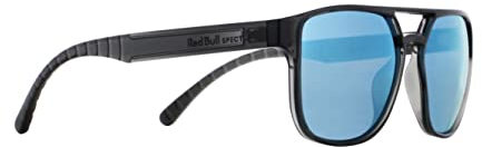Red Bull Spect Eyewear Unisex Elroy Sonnenbrille, Shiny x'tal dk Grey, Medium/Large