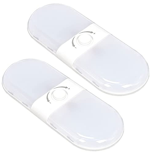 ANYPOWK Lumières LED 12 Volts pour Camping-Car avec Interrupteur Marche/Arrêt, 3 Températures de Couleur, 10W, 1000Lm, Éclairage Intérieur pour RV, Fourgon, Remorque, Bateau - Lot de 2