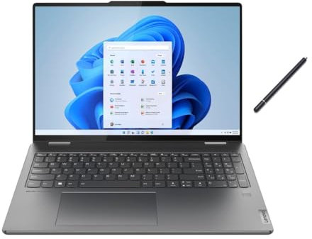 Lenovo Yoga 7i 16 WUXGA 2 in 1 Touch Laptop | Intel Core i5-1335U | Intel Iris Xe Graphics | 16GB RAM DDR5 | 512GB SSD | Backlit | Fingerprint | Windows 11 Home | with Microsoft Office 365