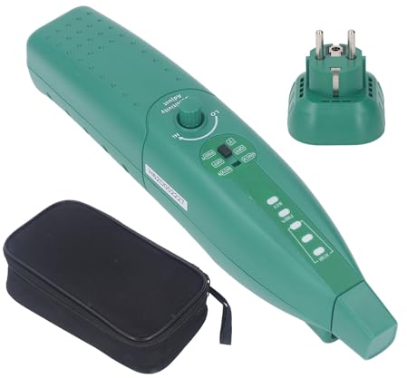 Détecteur de disjoncteur et testeur de prise électrique avec alarme sonore et lumineuse, kit d'outils réparable